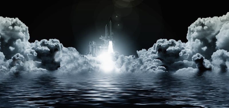 Space Shuttle Lift Off